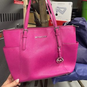 Michael Kors pink shoulder bag